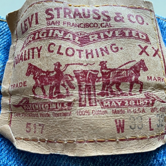 VINTAGE USA LEVIS 517🔥31/30 - Picture 5 of 13